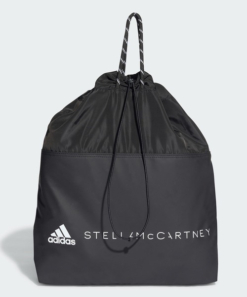 adidas(アディダス)の「【adidas by Stella McCartney】ジムサック(バックパック/リュック・レディース・ピンク/ブラック×ホワイト・FREE)」の2枚目の写真