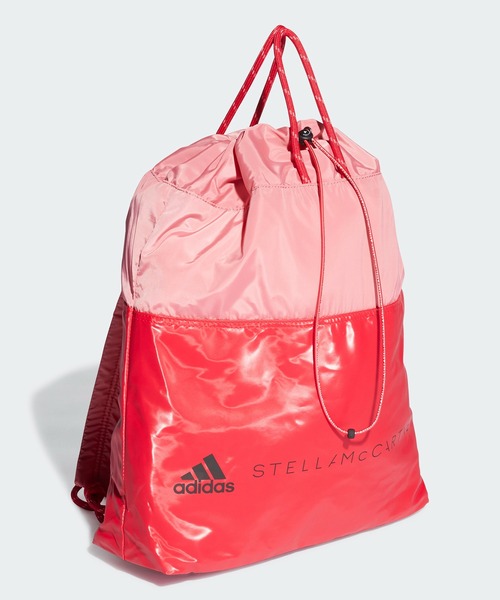 adidas(アディダス)の「【adidas by Stella McCartney】ジムサック(バックパック/リュック・レディース・ピンク/ブラック×ホワイト・FREE)」の6枚目の写真