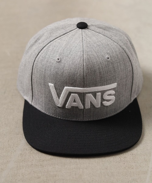 VANS（バンズ）の「/VANS/VANS DROP V Ⅱ SNAPBACK CAP（キャップ・レディース・ブラック/グレー・FREE）」の2枚目の写真