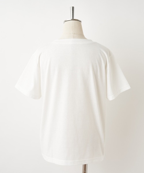one after another NICE CLAUP(ワンアフターアナザーナイスクラップ)の「刺繍ロゴT(Tシャツ/カットソー・レディース・ブラック/グリーン系その他/ピンク系その他/ブラック系その他/ダークグリーン系・FREE)」の16枚目の写真