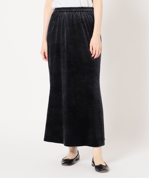IENA(イエナ)の「ベルベットイージースカート◆(スカート・レディース・ブラック/ブラウン・40/38/36/34)」の14枚目の写真