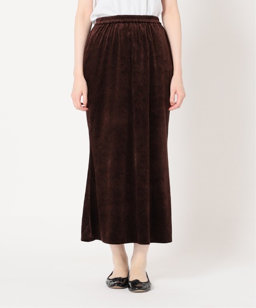 IENA(イエナ)の「ベルベットイージースカート◆(スカート・レディース・ブラック/ブラウン・40/38/36/34)」の19枚目の写真