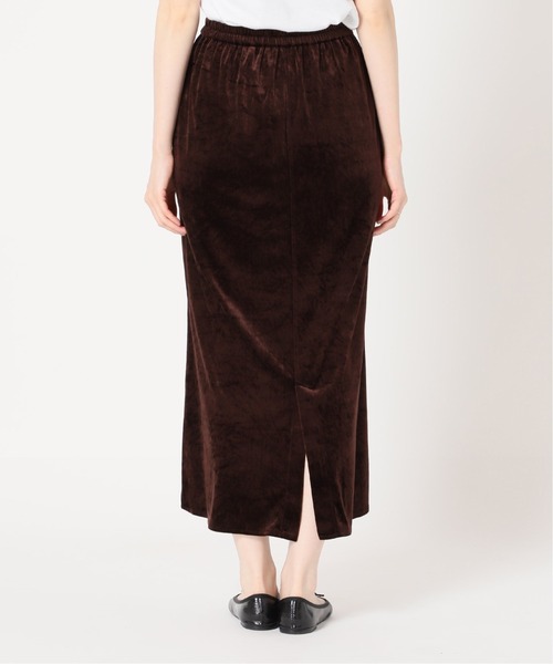 IENA(イエナ)の「ベルベットイージースカート◆(スカート・レディース・ブラック/ブラウン・40/38/36/34)」の10枚目の写真