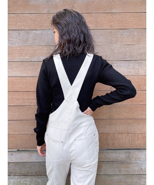 ENVYM(アンビー)の「スウィッチングリブニットTOPS(ニット/セーター・レディース・グレー/ホワイト/ブラック・FREE)」の10枚目の写真