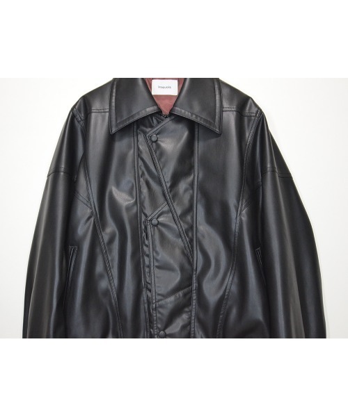 Iroquois(イロコイ)の「SYNTHETIC LEATHER BL(ライダースジャケット・メンズ・ブラック・2/1/3)」の12枚目の写真