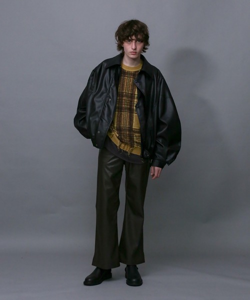 Iroquois（イロコイ）の「SYNTHETIC LEATHER BL（ライダースジャケット