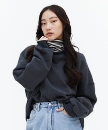 17HR | ボーダータートルネックスウェット(スウェット)