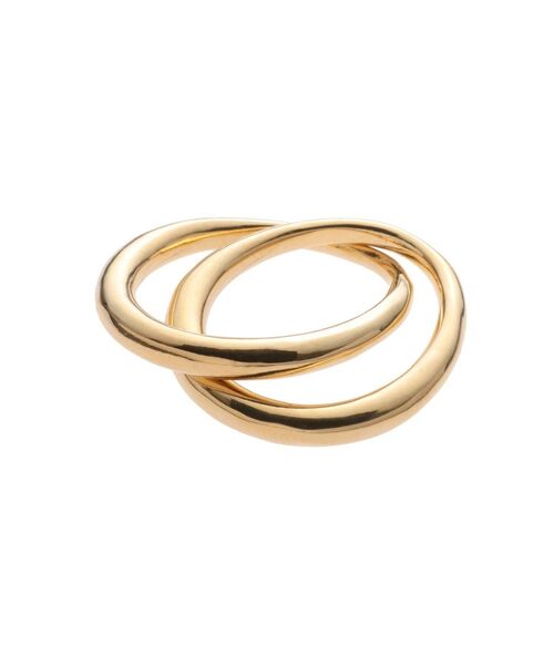 Ungrid（アングリッド）の「レイヤードデザインリング（リング・レディース・シルバー/ゴールド・FREE）」の5枚目の写真