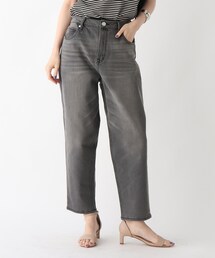 ◆オーガニックコットン混デニム 203 ワイドテーパード【WEB限定サイズ】