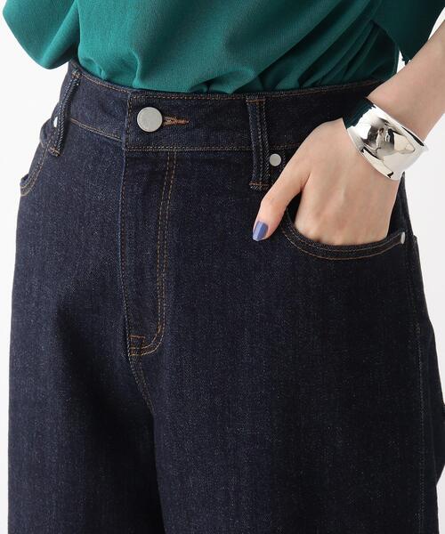 OPAQUE.CLIP（オペークドットクリップ）の「◆オーガニックコットン混デニム 203 ワイドテーパード【WEB限定サイズ】（デニムパンツ・レディース・ネイビー/ブルー/ナチュラル/ガンメタ・40/38/42/36/34）」の16枚目の写真