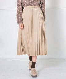 プリーツロングスカート