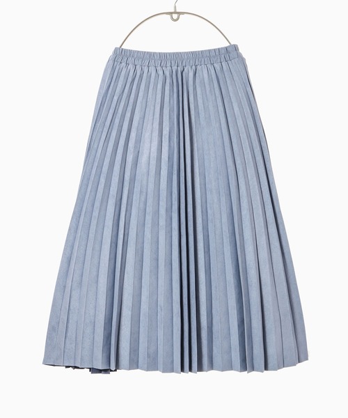 Honeys(ハニーズ)の「プリーツロングスカート(スカート・レディース・ブルー系その他/アイボリー/モカ/ベージュ・M/L/S)」の8枚目の写真