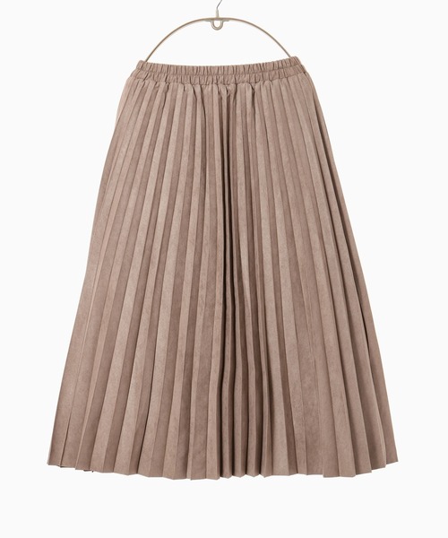Honeys(ハニーズ)の「プリーツロングスカート(スカート・レディース・ブルー系その他/アイボリー/モカ/ベージュ・M/L/S)」の6枚目の写真