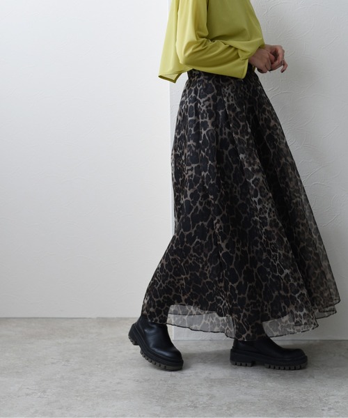 Eimee Law（エイミーロウ）の「レオパードPTフレアーSK（スカート  