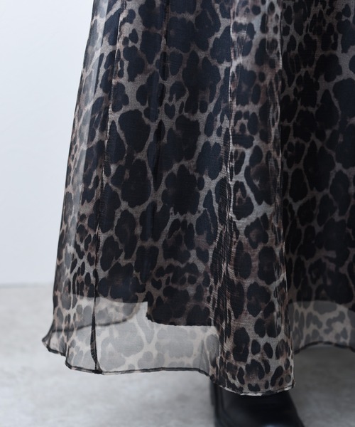 Eimee Law（エイミーロウ）の「レオパードPTフレアーSK（スカート