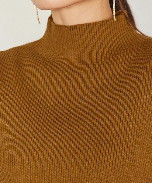 Keeepy(キーピー)の「【Keeepy】high neck rib knit setup(セットアップ・レディース・グレー/イエロー・FREE)」の22枚目の写真