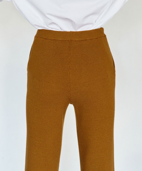 Keeepy(キーピー)の「【Keeepy】high neck rib knit setup(セットアップ・レディース・グレー/イエロー・FREE)」の10枚目の写真