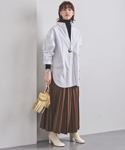 UNITED ARROWS（ユナイテッドアローズ）の「＜UNITED ARROWS＞C ビッグ シャツ W（シャツ/ブラウス・レディース・ホワイト/ライトブルー・FREE）」の9枚目の写真