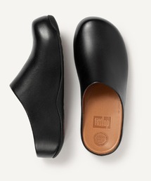 【新品未使用】FitFlop サボ　バックルストラップ　レザー　ブラウン　US6 新品未使用】FitFlop サボ バックルストラップ レザー ブラウン