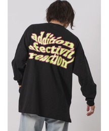 【RE730】ロゴプリントモンスターシルエットロンT