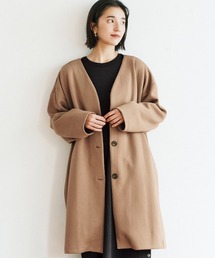 【佐藤かなさんプロデュース】 アヴェクモワ　カットソージャケット〈ベージュ〉