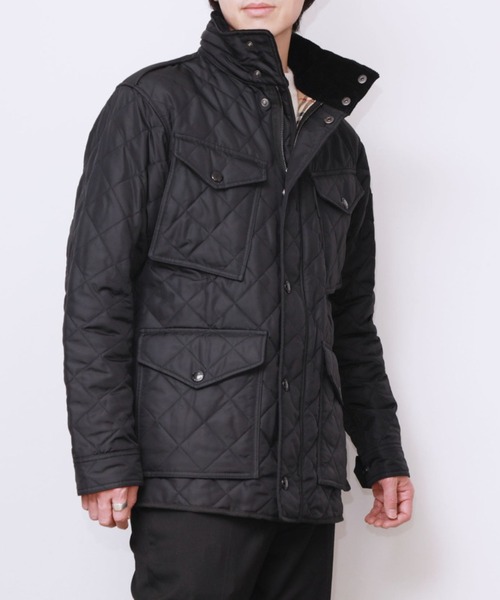 ECHELLE Liberte（エシェルリベルテ）の「BURBERRY PACK AWAY FOOD KILTING THEARMO REGULATED FIELD JACKET バーバリー パックアウェイフード  サーモ レギュレーテッド キルティングコート（マウンテンパーカー・メンズ・ブラック・48/50/44）」の3枚目の写真