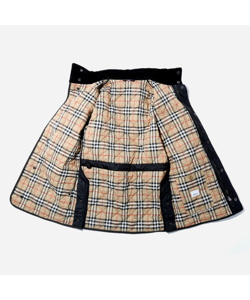 ECHELLE Liberte（エシェルリベルテ）の「BURBERRY PACK AWAY FOOD KILTING THEARMO REGULATED FIELD JACKET バーバリー パックアウェイフード  サーモ レギュレーテッド キルティングコート（マウンテンパーカー・メンズ・ブラック・48/50/44）」の8枚目の写真