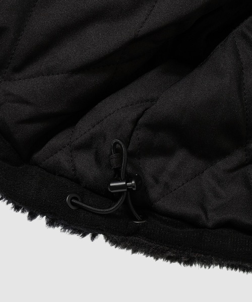 C2H4(シーツーエイチフォー)の「ARC PANELLED ASTEROID PADDED FLEECE COAT(その他アウター・メンズ・ブラック・M)」の6枚目の写真