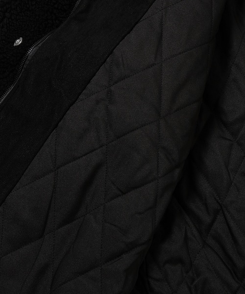 C2H4(シーツーエイチフォー)の「ARC PANELLED ASTEROID PADDED FLEECE COAT(その他アウター・メンズ・ブラック・M)」の5枚目の写真