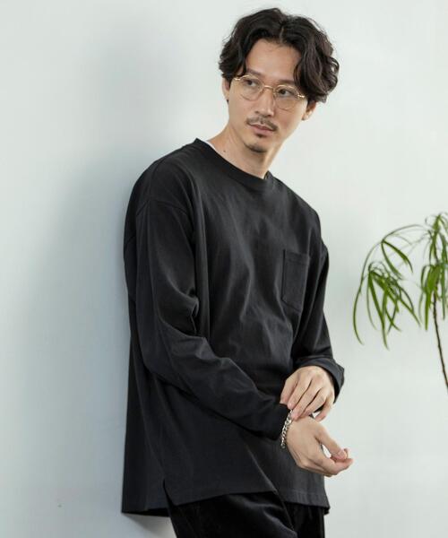 coen（コーエン）の「USAコットンロングスリーブTシャツ（Tシャツ/カットソー・メンズ・ホワイト/ブラック・S/M/L/XL）」の4枚目の写真