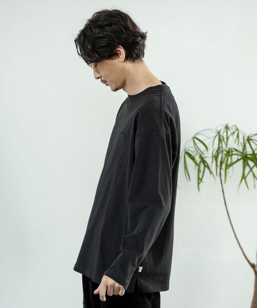 coen（コーエン）の「USAコットンロングスリーブTシャツ（Tシャツ/カットソー・メンズ・ホワイト/ブラック・S/M/L/XL）」の5枚目の写真