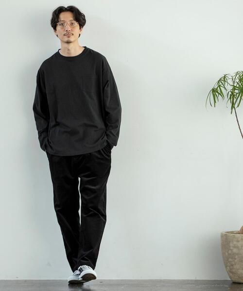 coen（コーエン）の「USAコットンロングスリーブTシャツ（Tシャツ/カットソー・メンズ・ホワイト/ブラック・S/M/L/XL）」の7枚目の写真