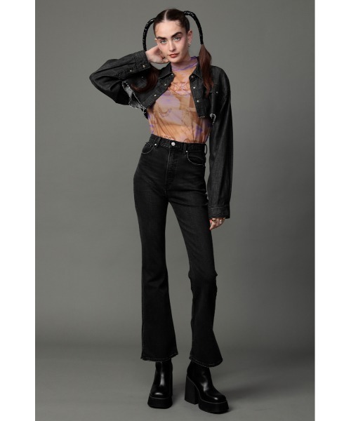 SLY(スライ)の「YUKAHIRAC X SLY PHOTO TOPS/トップス(Tシャツ/カットソー・レディース・ブルー系その他/グリーン系その他2/ピンク系その他・FREE)」の5枚目の写真