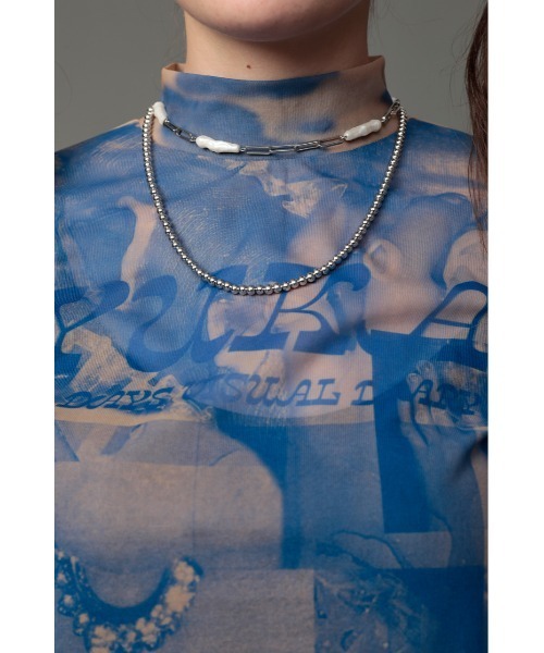 SLY(スライ)の「YUKAHIRAC X SLY PHOTO TOPS/トップス(Tシャツ/カットソー・レディース・ブルー系その他/グリーン系その他2/ピンク系その他・FREE)」の17枚目の写真