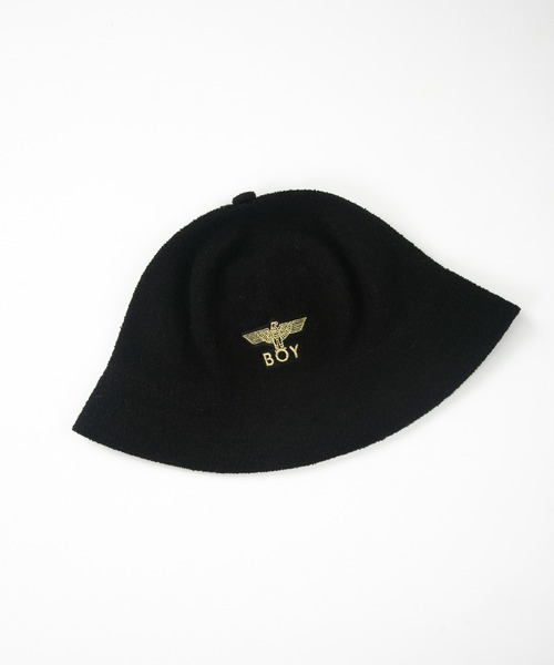 BOY LONDON（ボーイロンドン）の「【BOY LONDON】PILE BUCKET HAT（ハット・メンズ・ブラック・FREE）」の3枚目の写真