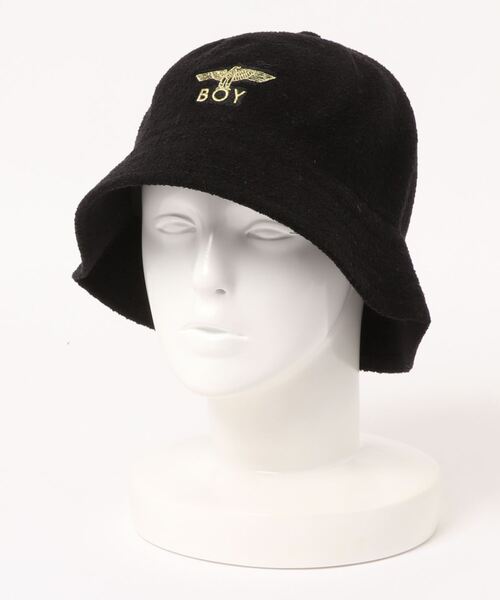 BOY LONDON（ボーイロンドン）の「【BOY LONDON】PILE BUCKET HAT（ハット・メンズ・ブラック・FREE）」の5枚目の写真