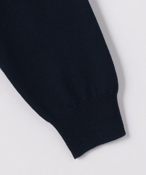 green label relaxing（グリーンレーベルリラクシング）の「＜green label relaxing＞120s 天竺 Vネック ニット（ニット/セーター・メンズ・ネイビー/コバルトブルー/ベージュ/グレー・L/M/S/XL）」の6枚目の写真