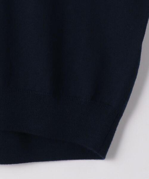 green label relaxing（グリーンレーベルリラクシング）の「＜green label relaxing＞120s 天竺 Vネック ニット（ニット/セーター・メンズ・ネイビー/コバルトブルー/ベージュ/グレー・L/M/S/XL）」の5枚目の写真