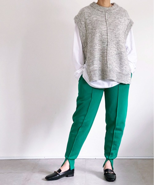 ottilie（オティーリエ）の「MIXヤーンニットベスト（ニット/セーター・レディース・グレー・FREE）」の15枚目の写真