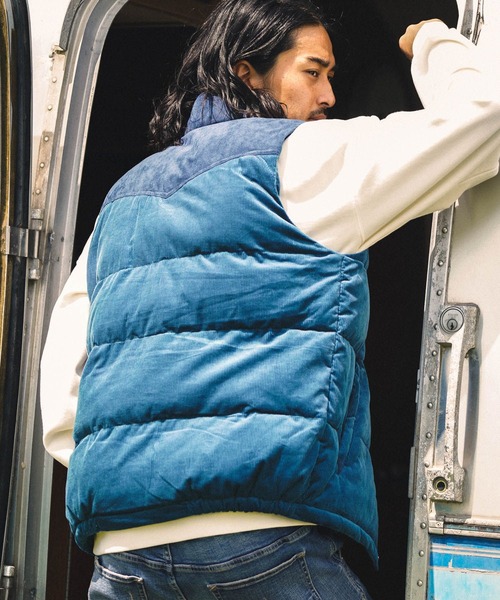 BAYFLOW（ベイフロー）の「コールナカワタベスト（ダウンベスト・メンズ・カーキ/ベージュ/チャコール/ネイビー・LARGE/MEDIUM）」の21枚目の写真