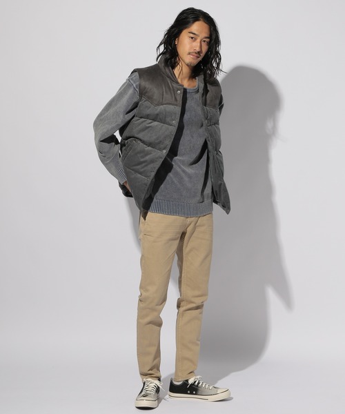 BAYFLOW（ベイフロー）の「コールナカワタベスト（ダウンベスト・メンズ・カーキ/ベージュ/チャコール/ネイビー・LARGE/MEDIUM）」の11枚目の写真