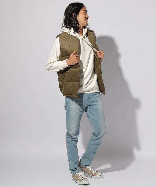 BAYFLOW（ベイフロー）の「コールナカワタベスト（ダウンベスト・メンズ・カーキ/ベージュ/チャコール/ネイビー・LARGE/MEDIUM）」の5枚目の写真