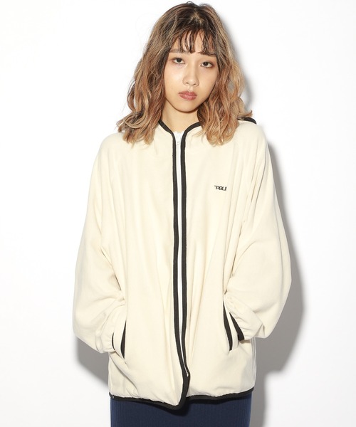 PBLIM（ページボーイリム）の「【PAGEBOYLIM】フリースパーカー（パーカー・レディース・ブラック/オフホワイト・MEDIUM/LARGE）」の9枚目の写真