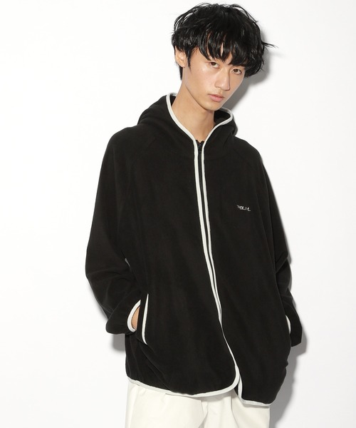 PBLIM（ページボーイリム）の「【PAGEBOYLIM】フリースパーカー（パーカー・レディース・ブラック/オフホワイト・MEDIUM/LARGE）」の20枚目の写真