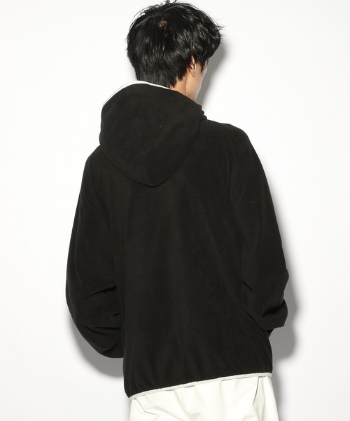 PBLIM（ページボーイリム）の「【PAGEBOYLIM】フリースパーカー（パーカー・レディース・ブラック/オフホワイト・MEDIUM/LARGE）」の14枚目の写真