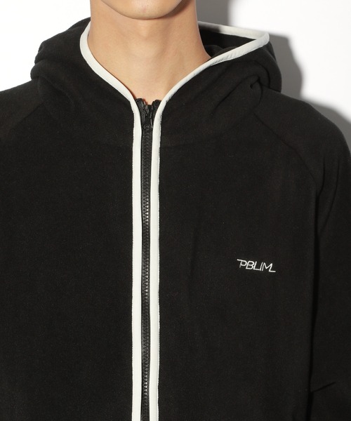 PBLIM（ページボーイリム）の「【PAGEBOYLIM】フリースパーカー（パーカー・レディース・ブラック/オフホワイト・MEDIUM/LARGE）」の11枚目の写真