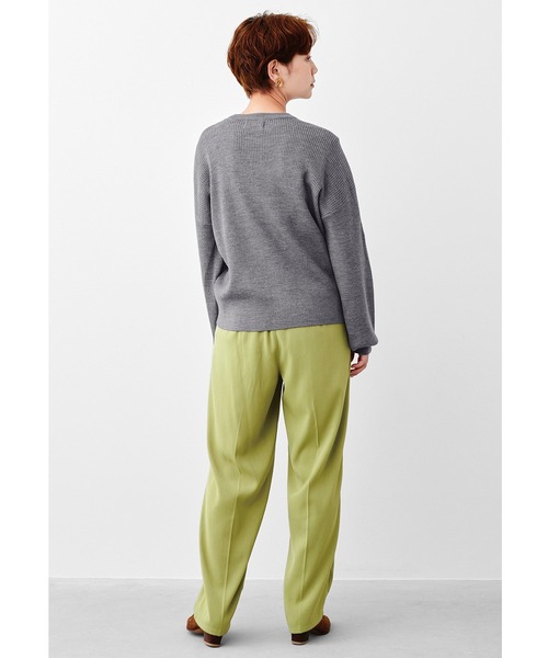 MEDE19F（メデジュウキュウ）の「ＭＥＤＥ１９Ｆ　高山都さんコラボ　マイベーシックニットカーディガン（カーディガン/ボレロ・レディース・グレー/レッド・MEDIUM/LARGE/X-LARGE/XX-LARGE）」の6枚目の写真