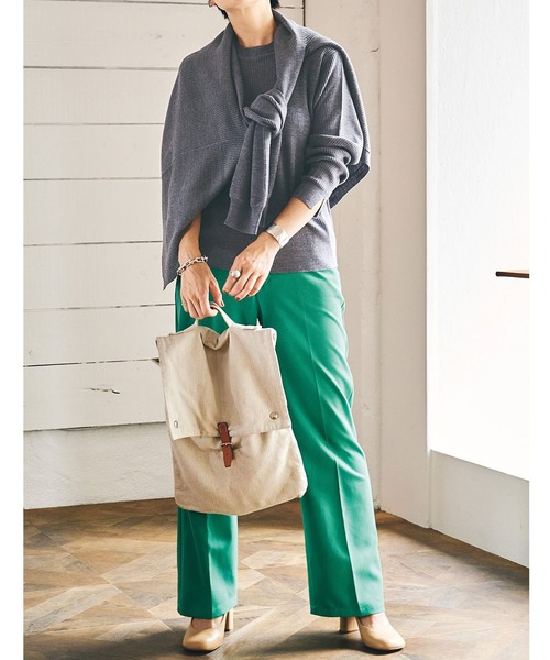 MEDE19F（メデジュウキュウ）の「ＭＥＤＥ１９Ｆ　高山都さんコラボ　マイベーシックニットカーディガン（カーディガン/ボレロ・レディース・グレー/レッド・MEDIUM/LARGE/X-LARGE/XX-LARGE）」の13枚目の写真