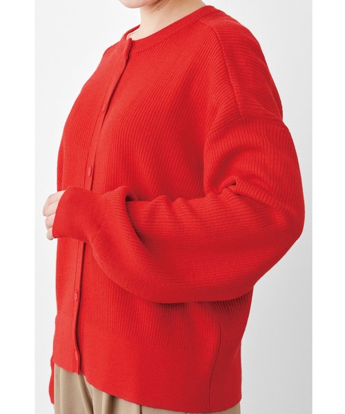 MEDE19F（メデジュウキュウ）の「ＭＥＤＥ１９Ｆ　高山都さんコラボ　マイベーシックニットカーディガン（カーディガン/ボレロ・レディース・グレー/レッド・MEDIUM/LARGE/X-LARGE/XX-LARGE）」の19枚目の写真