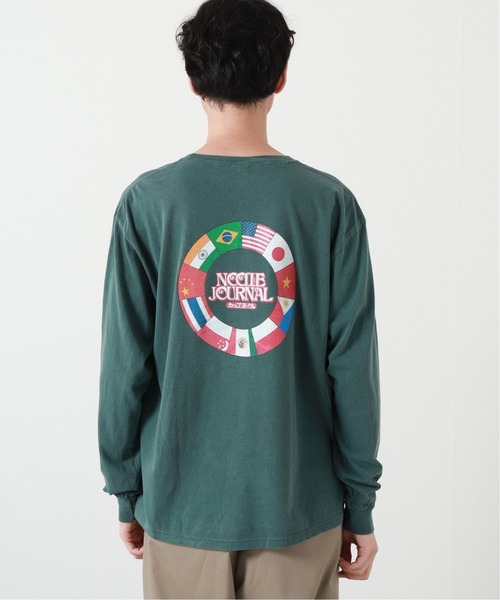 JOURNAL STANDARD SELECT（ジャーナルスタンダードセレクト）の「【NOODLE JOURNAL / ヌードル ジャーナル】World L/S Tee（Tシャツ/カットソー・メンズ・ボルドー/グリーン/ブラックミックス/ホワイト・LARGE/X-LARGE/MEDIUM）」の18枚目の写真